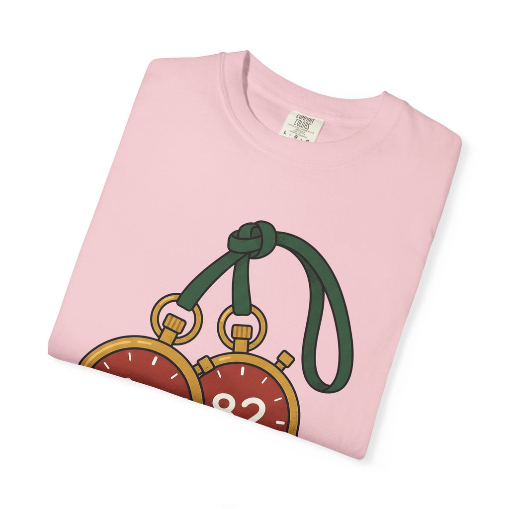 Chronometer Pair Shirt Sports Contender Gift Women Animation Tee Stopwatch T-Shirt Athlete Fan Cartoon Tshirt Challenger Graphic Hand Drawn