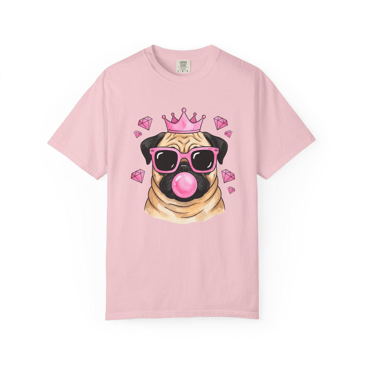 Pug Dog Shirt St. Valentines Day Dog Unisex Gift Cute Tee Poodle T-Shirt