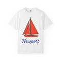 Sailboat Shirt Nautical Holiday Gift Women Modern Tee Yacht T-Shirt Maritime Fan Sailing Graphic Vacation Illustration Classic Ocean Tshirt