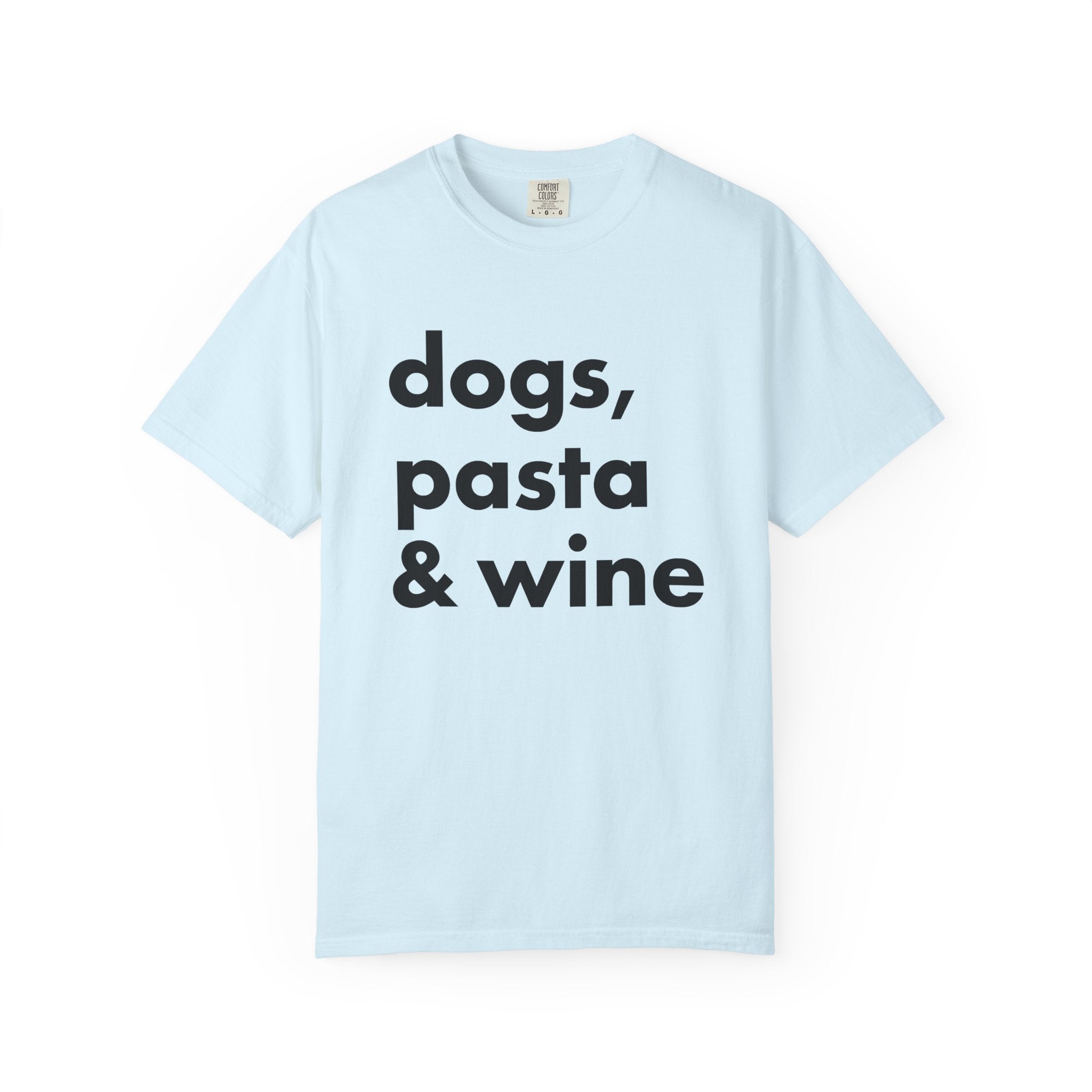 Bold Lettering Design Shirt Dog Gourmet Gift Women Contemporary Tee Typography T-Shirt Dog Fan Minimalist Tshirt Gourmet Design Graphic