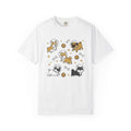 Astronaut Dogs Shirt Dog Space Gift Women Kawaii Tee Space Dog T-Shirt Dog Fan Canine Tshirt Galaxy Graphic Cartoon Tennis Ball Tshirt