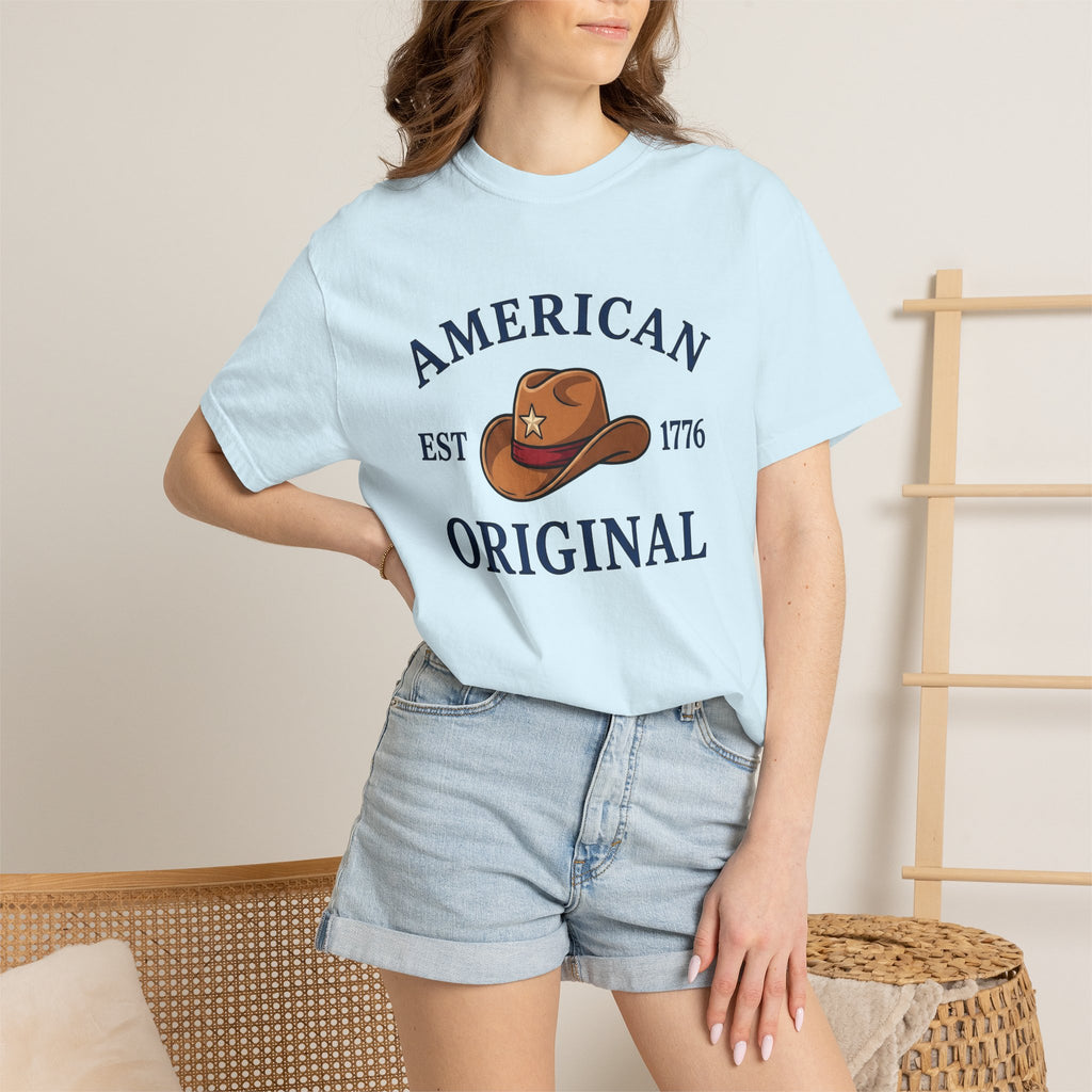 Cowboy Hat Shirt America Western Gift Women Vintage Tee Stetson T-Shirt Patriot Fan Cowboy Tshirt Rodeo Graphic Retro Star Tshirt