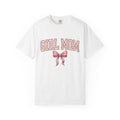Rosy Bow Shirt Mom Relatives Gift Women Nostalgic Tee Ribbon T-Shirt Motherhood Fan Vintage Tshirt Family Graphic Classic Blossom Motif