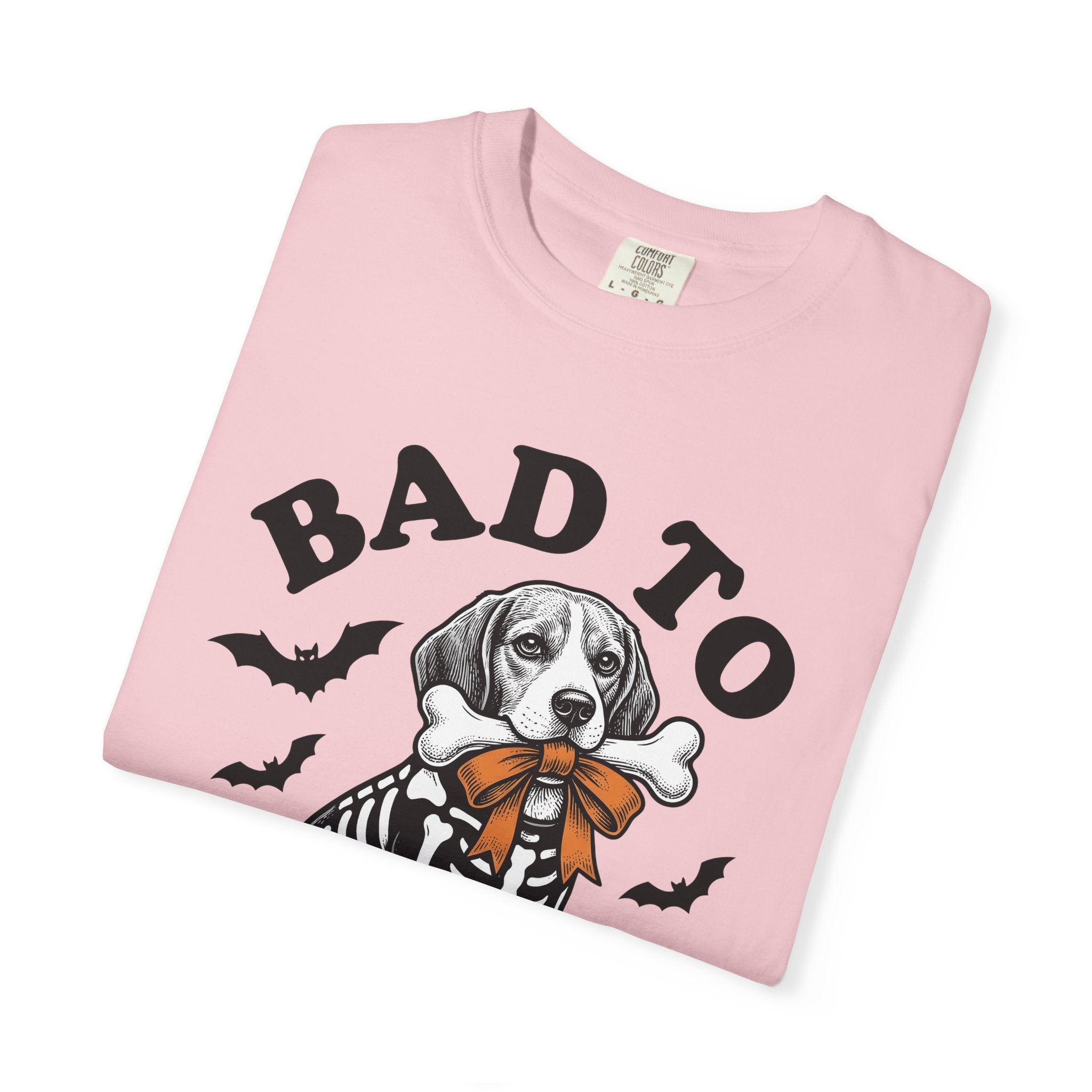 Skeleton Dog Shirt Dog Halloween Gift Women Vintage Tee Dog Skeleton T-Shirt Dog Fan Retro Tshirt Spooky Graphic Hand Drawn Bats Tshirt