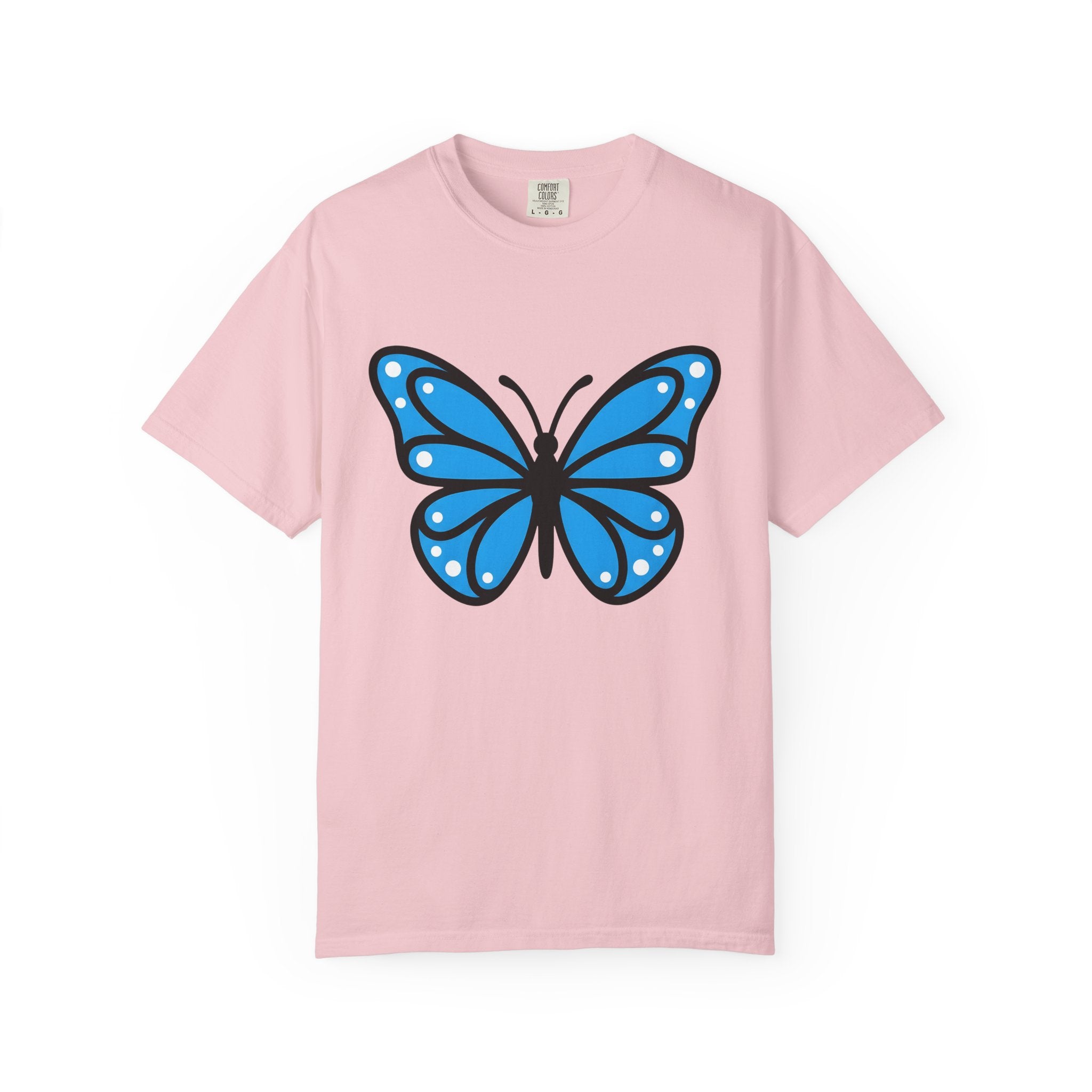 Butterfly Shirt Cottagecore Nature Gift Women Bold Tee Moth T-Shirt Cottage Fan Graphic Illustration Minimalist Polka Dots Tshirt