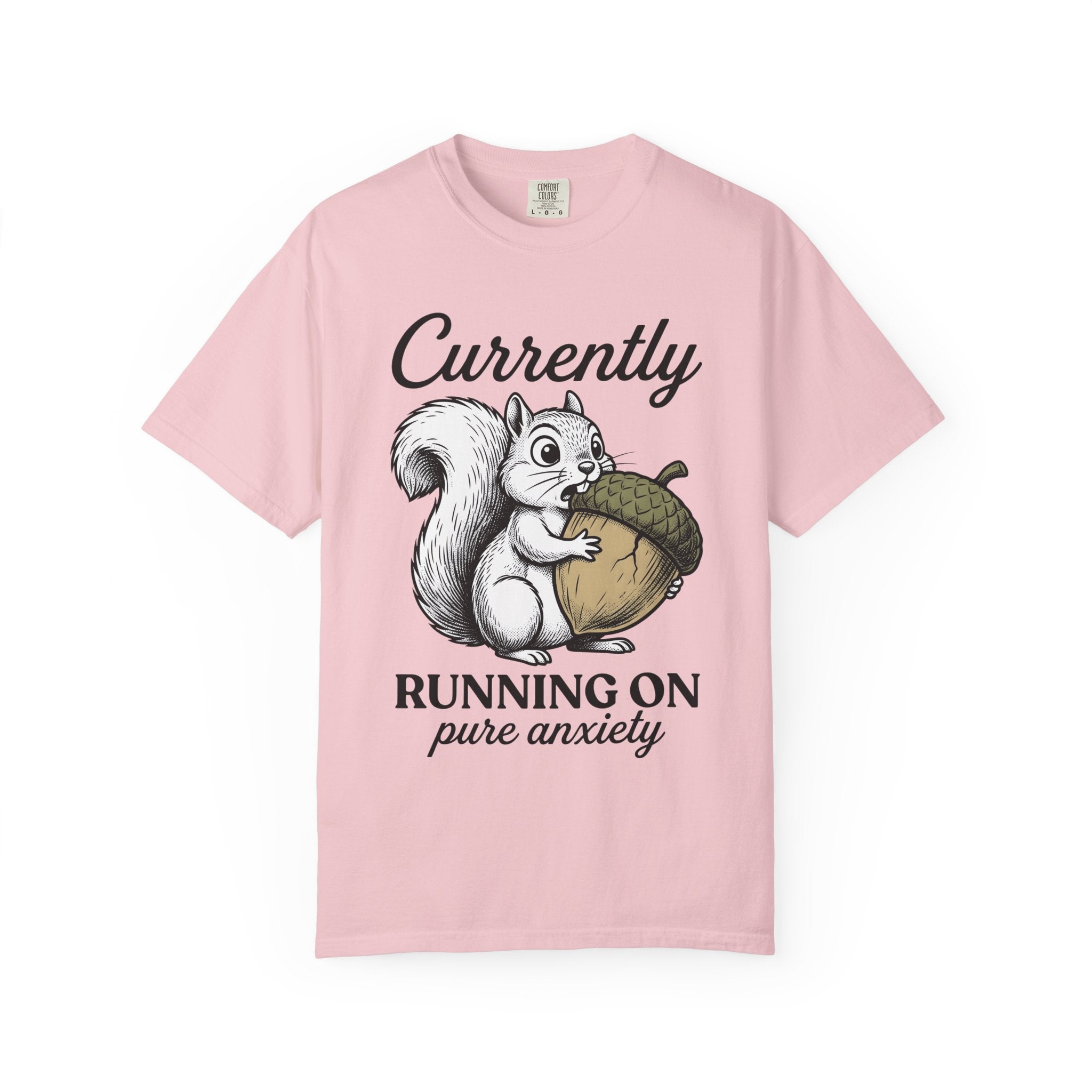 Chipmunk Acorn Shirt Funny Critter Gift Women Doodle Tee Squirrel T-Shirt Humor Fan Cartoon Tshirt Woodland Creature Graphic Tshirt Cartoon