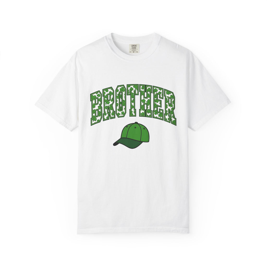 Shamrock Letterman Shirt St Patrick's Day Household Gift Women Strong Tee Varsity Jacket T-Shirt St Patricks Fan Varsity Tshirt Domestic