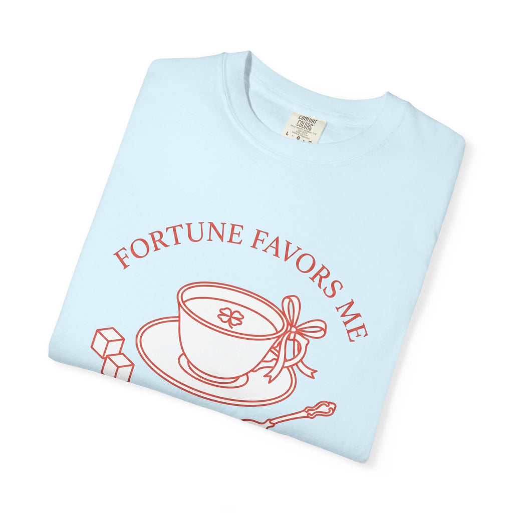 Tea Mug Shirt St Patrick's Day Fortune Gift Women Sketch Tee Mug T-Shirt Lucky Fan Illustrated Tshirt Prosperity Graphic Modern Shamrock
