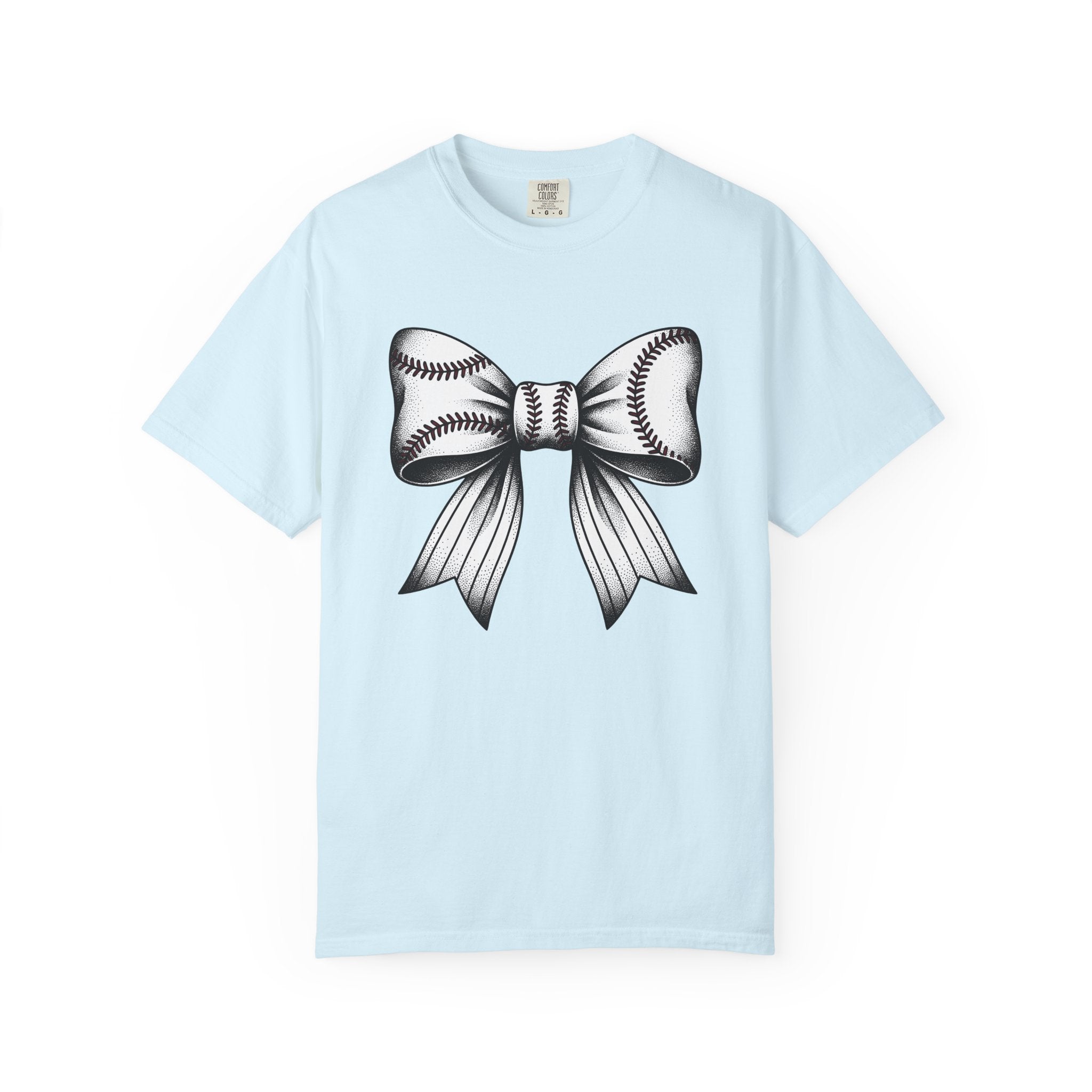 Baseball Bow Clip Shirt Moms Games Gift Women Old School Tattoo Tee Hair Clips T-Shirt Mother Fan Tattooed Tshirt Sports Graphic Hand Drawn