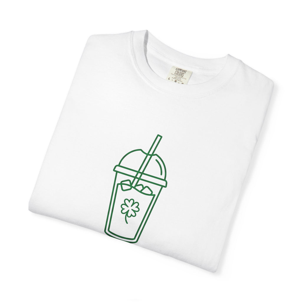 Iced Latte Cup Shirt Nurses Espresso Gift Women Simple Tee Coffee Cup T-Shirt Nurse Enthusiast Minimalist Tshirt Coffee Graphic Outline