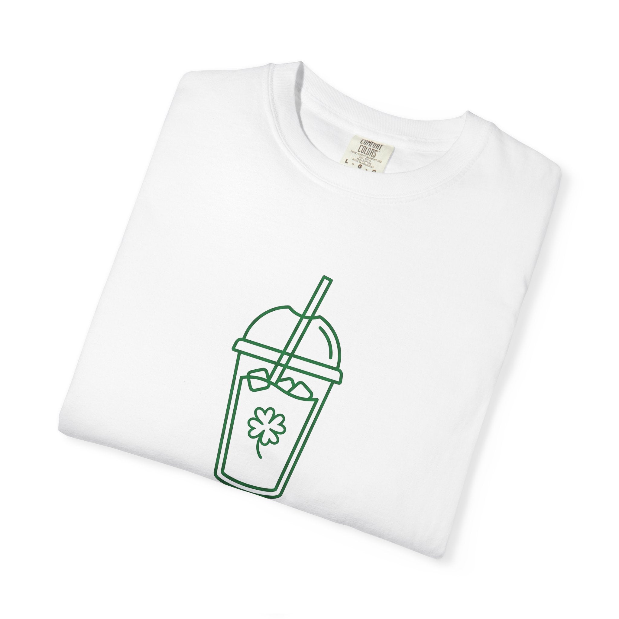 Iced Latte Cup Shirt Nurses Espresso Gift Women Simple Tee Coffee Cup T-Shirt Nurse Enthusiast Minimalist Tshirt Coffee Graphic Outline