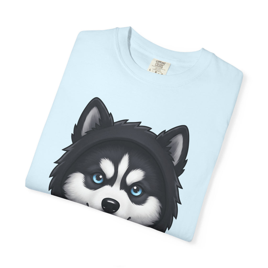 Husky Puppy Shirt Dog Animal Gift Women Cute Tee Puppy T-Shirt Dog Fan Canine Graphic Tshirt Cartoon Hoodie Tshirt