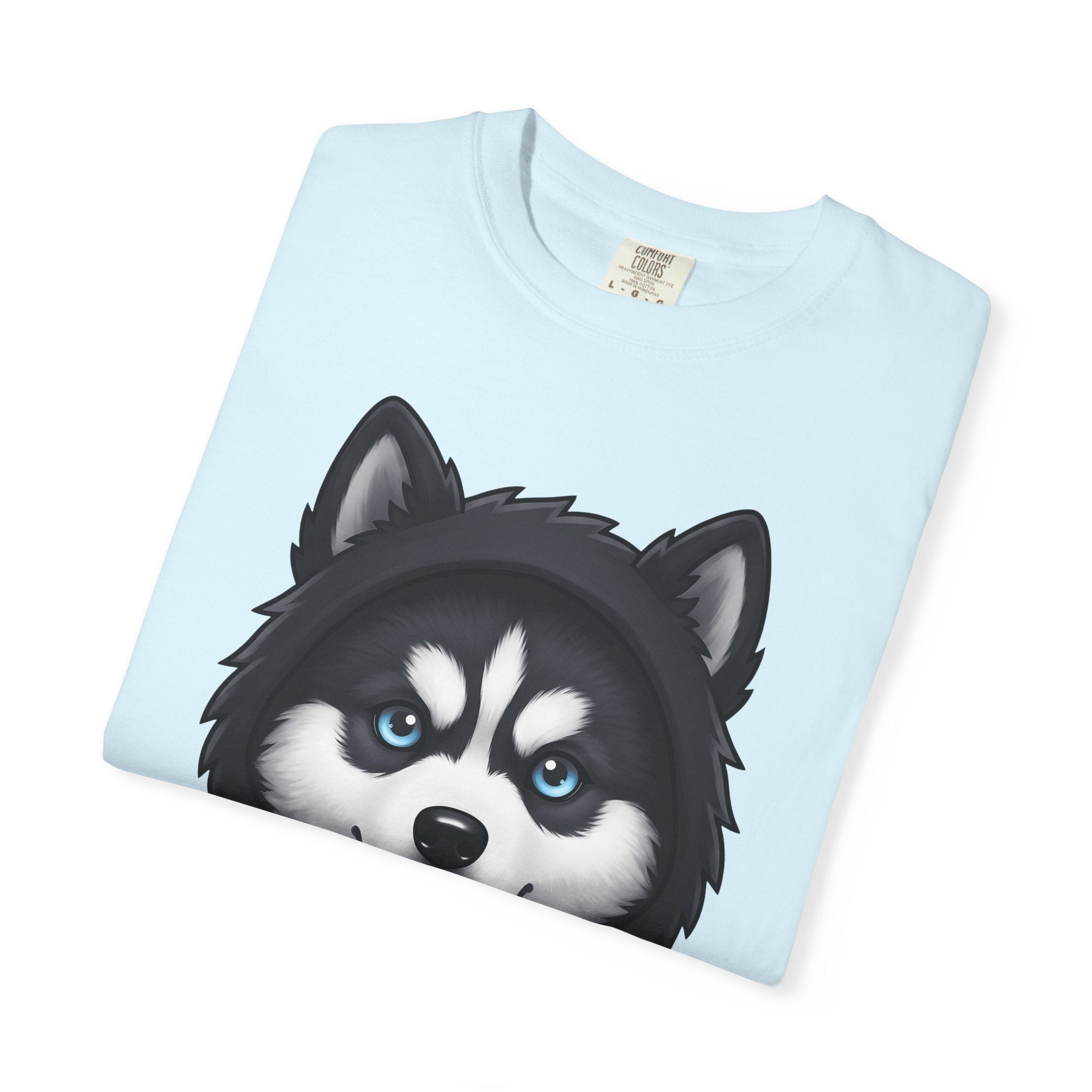 Husky Puppy Shirt Dog Animal Gift Women Cute Tee Puppy T-Shirt Dog Fan Canine Graphic Tshirt Cartoon Hoodie Tshirt