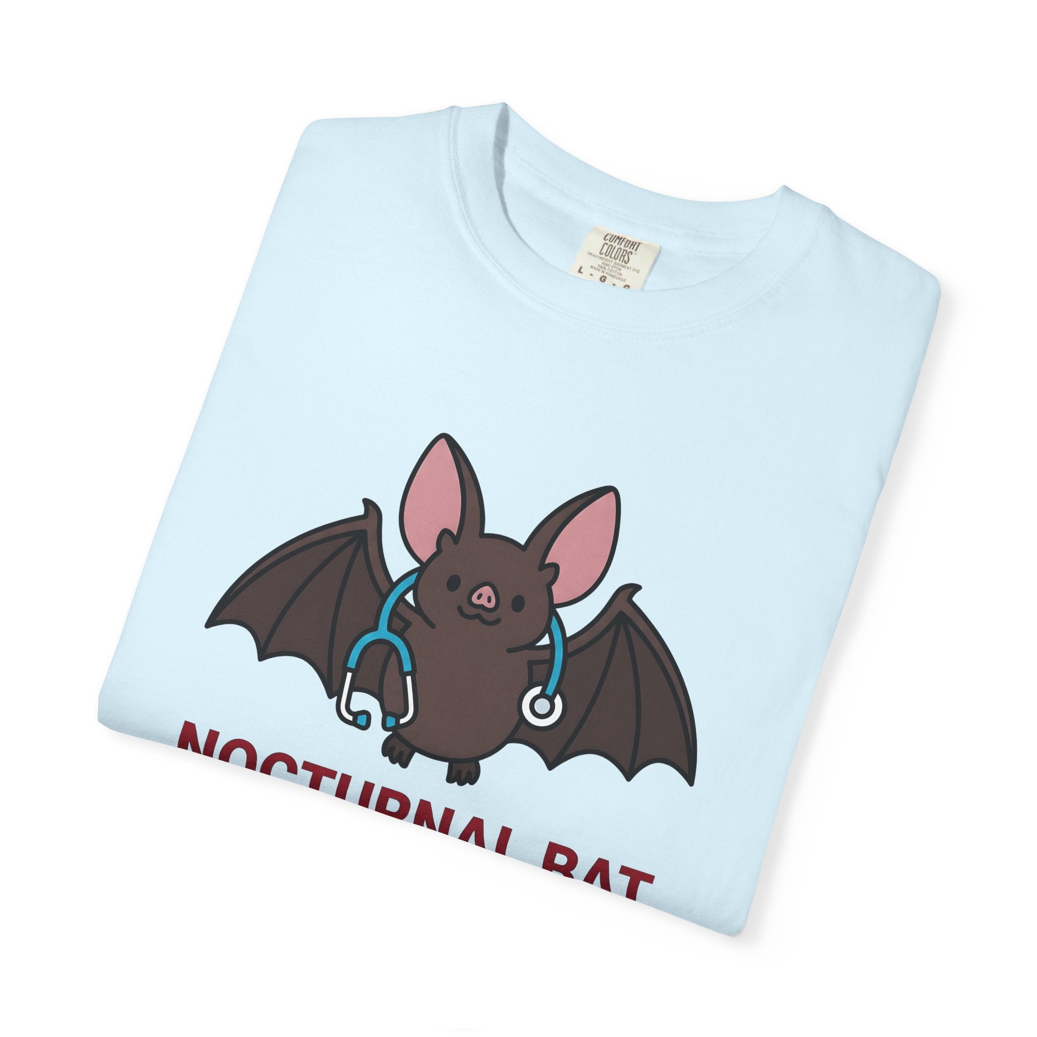 Bat Health Monitor Shirt Nurses Overnight Shift Gift Women Sweet Tee Health Tracker T-Shirt Nurse Practitioner Enthusiast Cute Tshirt Night