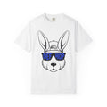 Rabbit Shades Shirt Easter Joke Gift Women Line Art Tee Bunny T-Shirt Easter Fan Hare Tshirt Pun Graphic Cartoon Ball Cap Tshirt