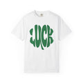 Four Leaf Clover Shirt St. Patrick's Day Celebration Gift Women Vintage Tee Shamrock T-Shirt Irish Fan Retro Tshirt Party Graphic Hand Drawn