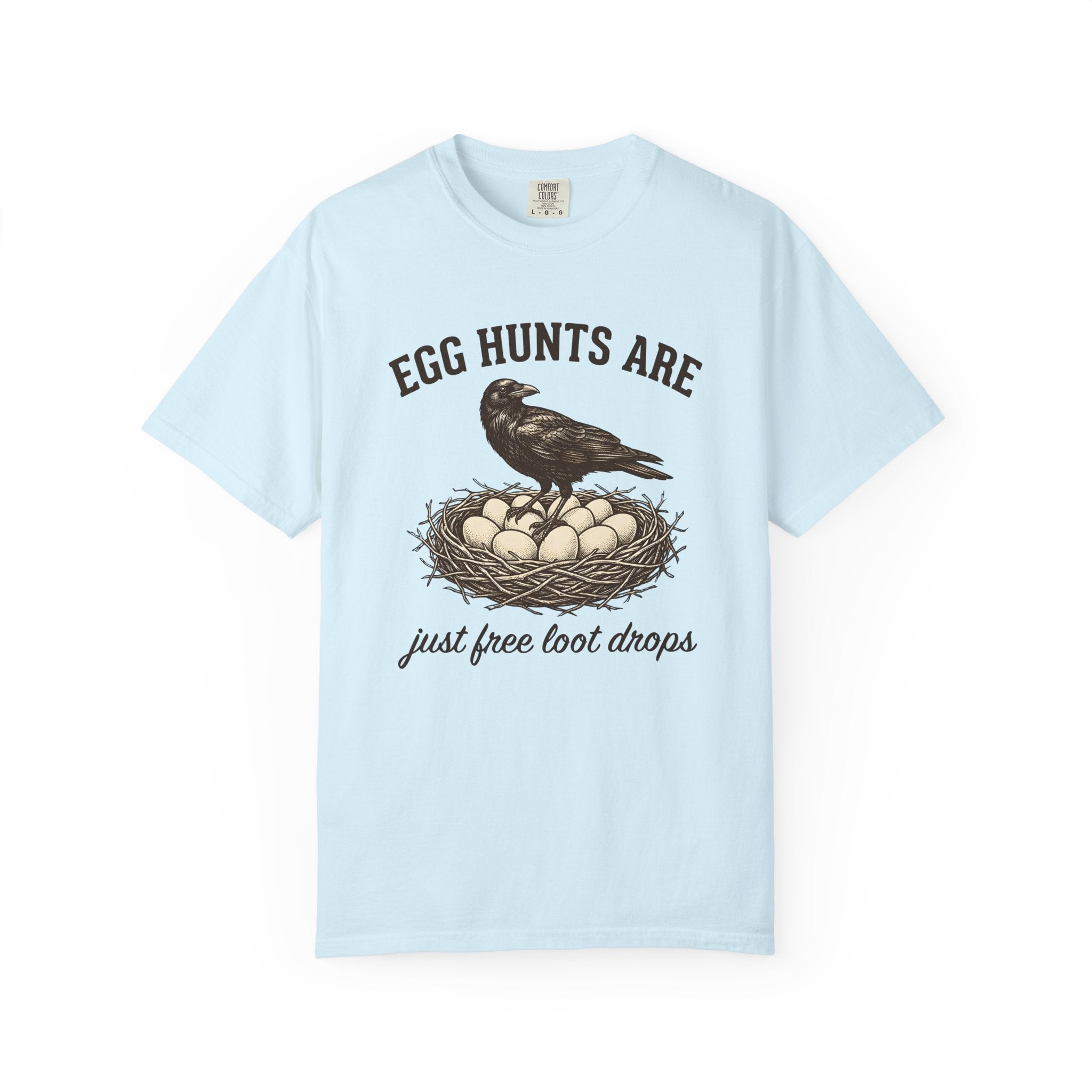 Blackbird Nest Shirt Easter Satire Gift Women Nostalgic Tee Nesting Box T-Shirt Easter Fan Vintage Tshirt Parody Graphic Pencil Art Clutch