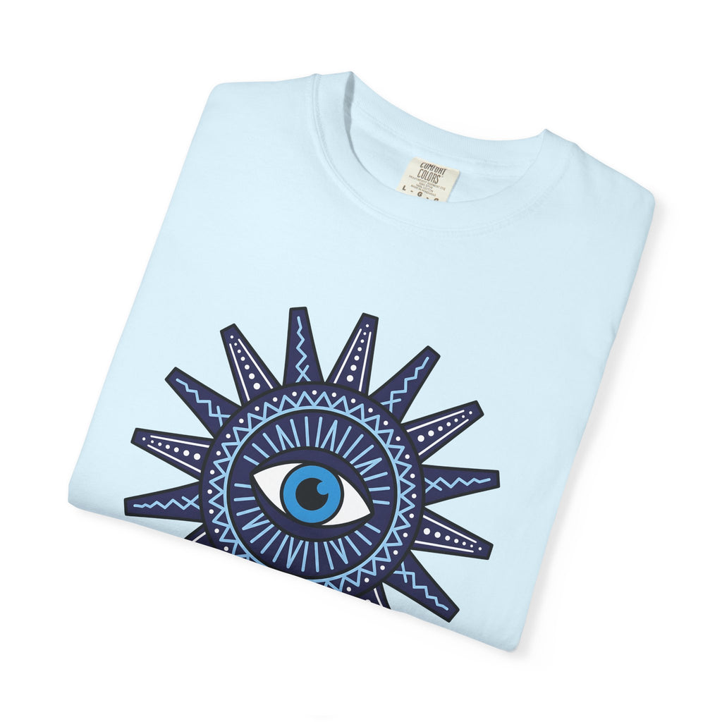 Evil Eye Shirt Boho Chic Spiritual Gift Women Geometric Tee Nazar T-Shirt Bohemian Enthusiast Abstract Tshirt Mystical Graphic Minimalist