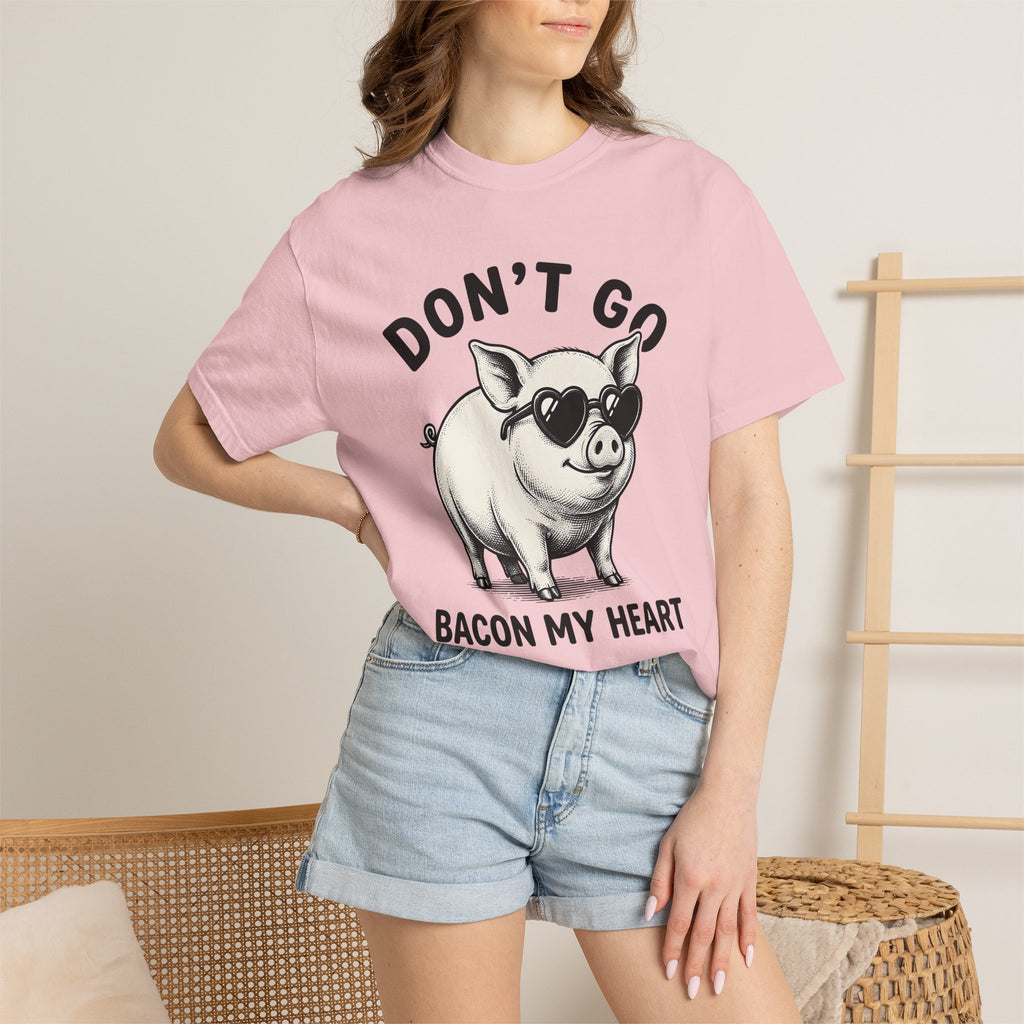Pig Drawing Shirt Funny Wildlife Gift Women Cartoon Tee Swine T-Shirt Humor Fan Comic Tshirt Animal Graphic Hand Painted Love Sunglasses