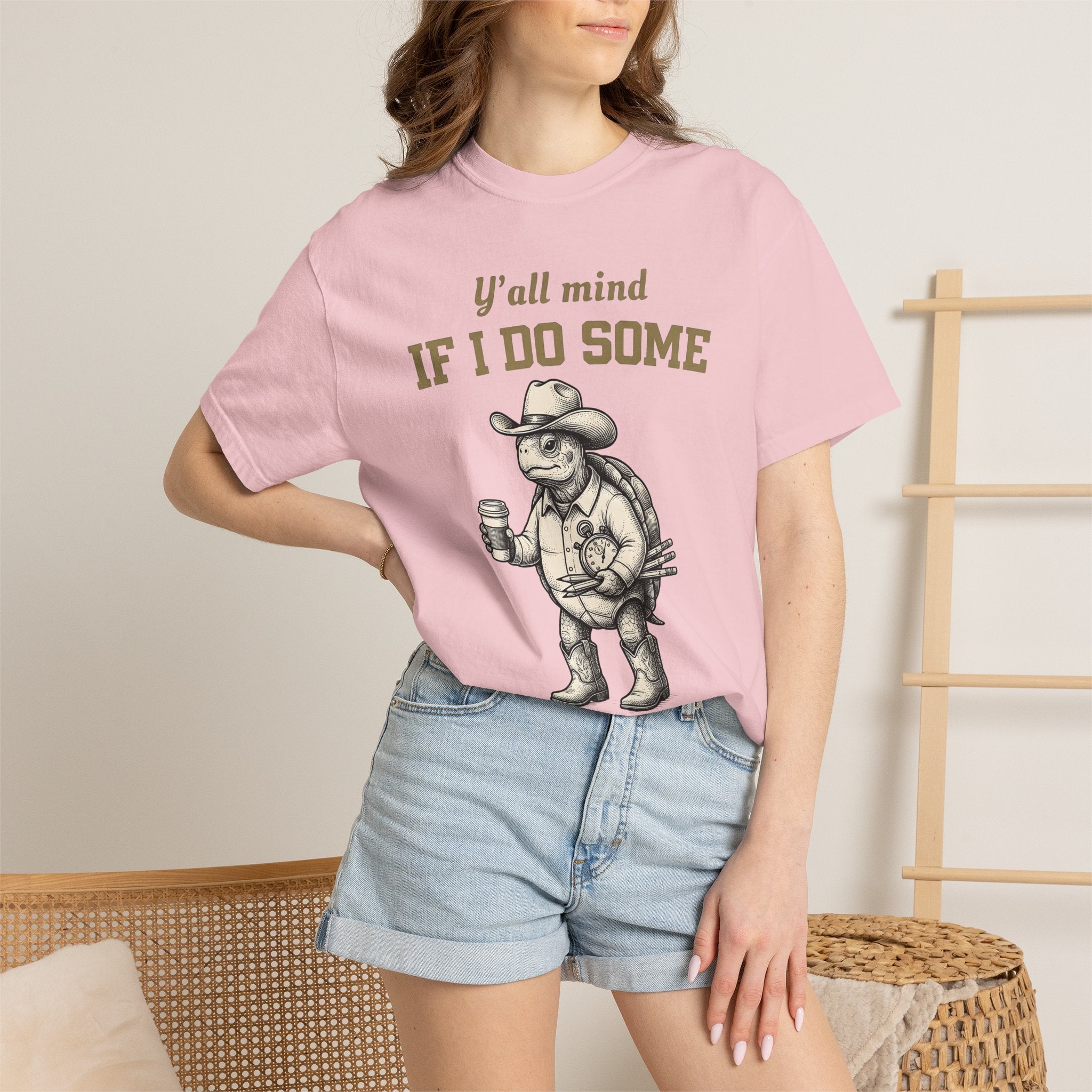 Western Turtle Shirt Teachers Jokes Gift Women Retro Tee Turtle T-Shirt Educator Enthusiast Vintage Tshirt Pun Graphic Sketch Mug Tshirt