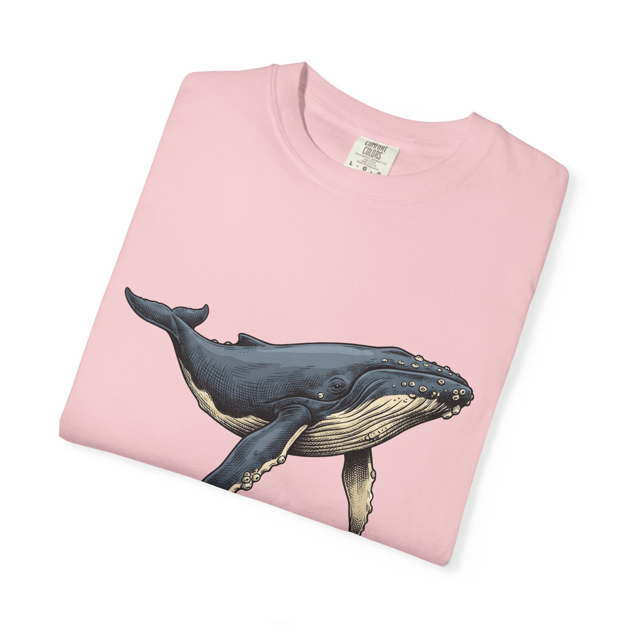 Whale Shirt Animals Nautical Gift Women Vintage Tee Orca T-Shirt Wildlife Fan Cetacean Tshirt Marine Graphic Hand Drawn Ocean Tshirt