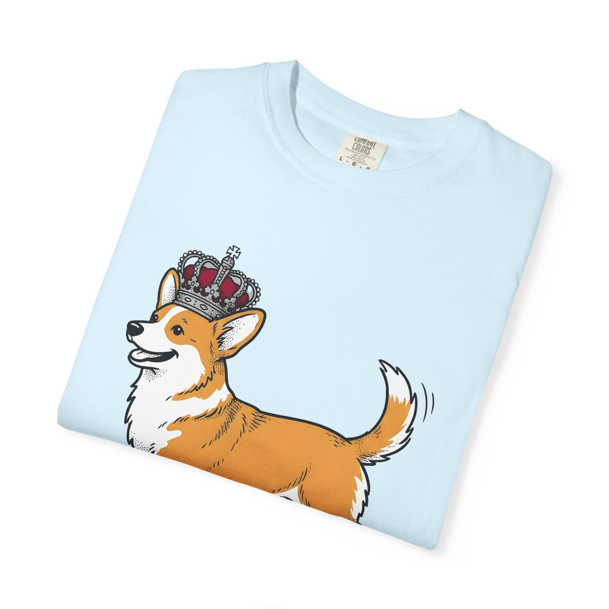 Corgi Canine Shirt Dog Beasts Gift Women Chibi Tee Dog T-Shirt Dog Fan Puppy Tshirt Creature Graphic Hand Drawn Coronet Tshirt