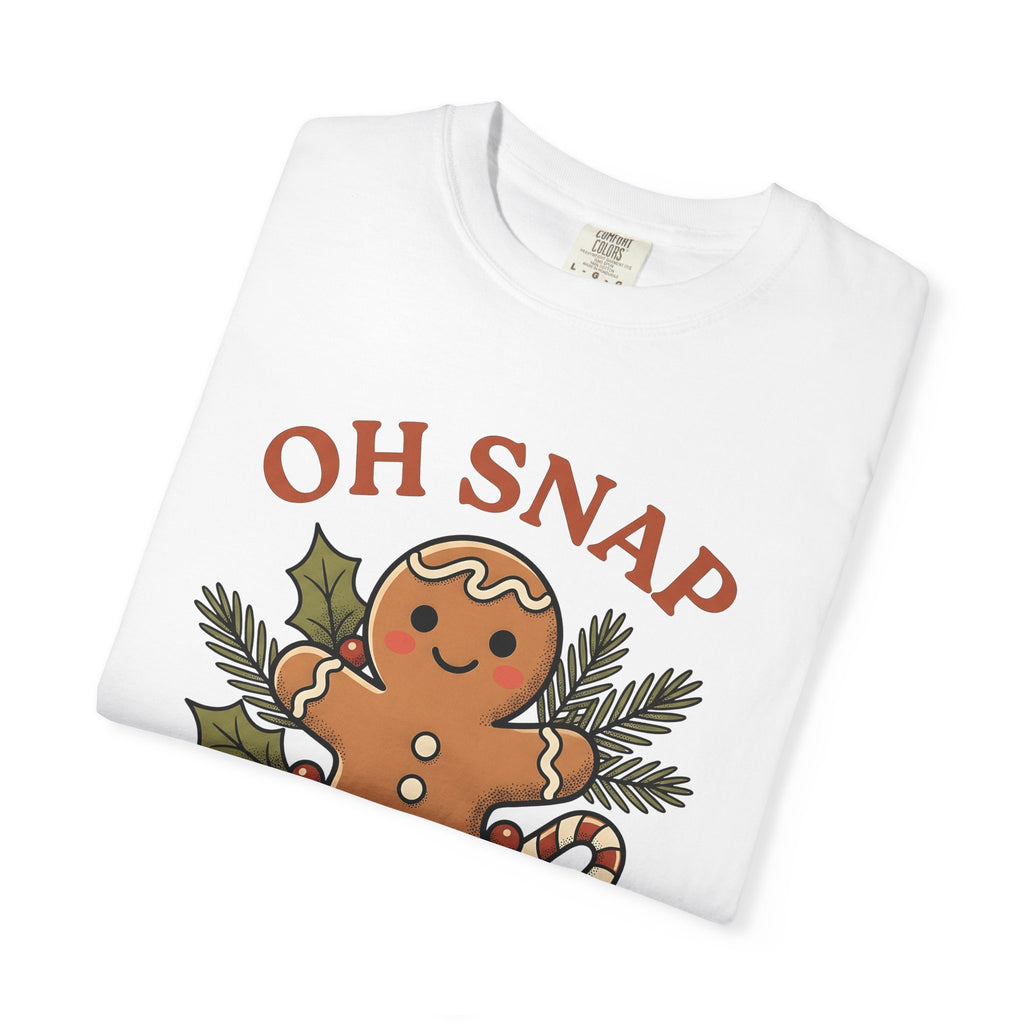Gingerbread Treat Shirt Holiday Seasonal Gift Women Playful Tee Cookie T-Shirt Christmas Fan Cookie Art Tshirt Winter Graphic Classic Wreath