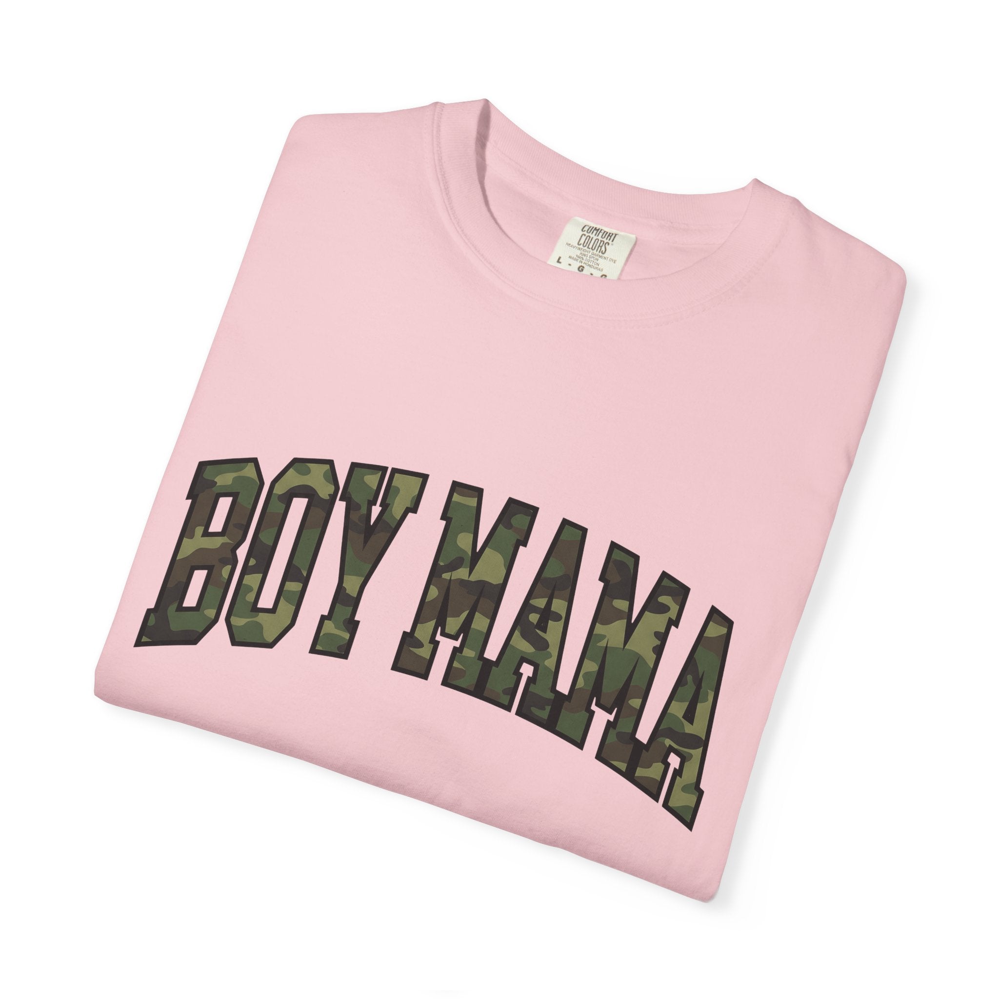 Camo Varsity Font Shirt Moms Kin Gift Women Thick Tee Varsity T-Shirt Motherhood Fan Bold Tshirt Family Graphic Nostalgic Camo Design Tshirt