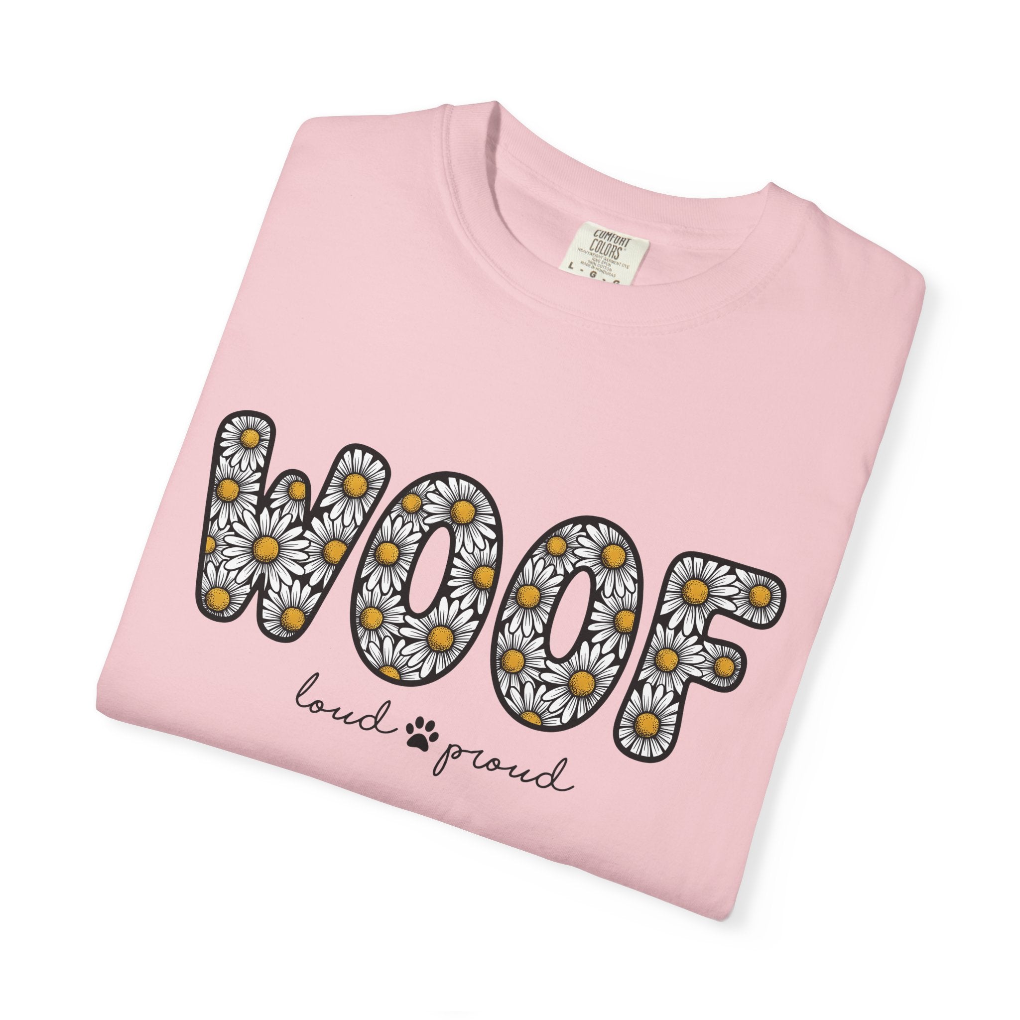 Daisy Bloom Text Shirt Dog Garden Gift Women Hippie Tee Flower T-Shirt Dog Fan Boho Tshirt Yard Graphic Vintage Animal Track Tshirt