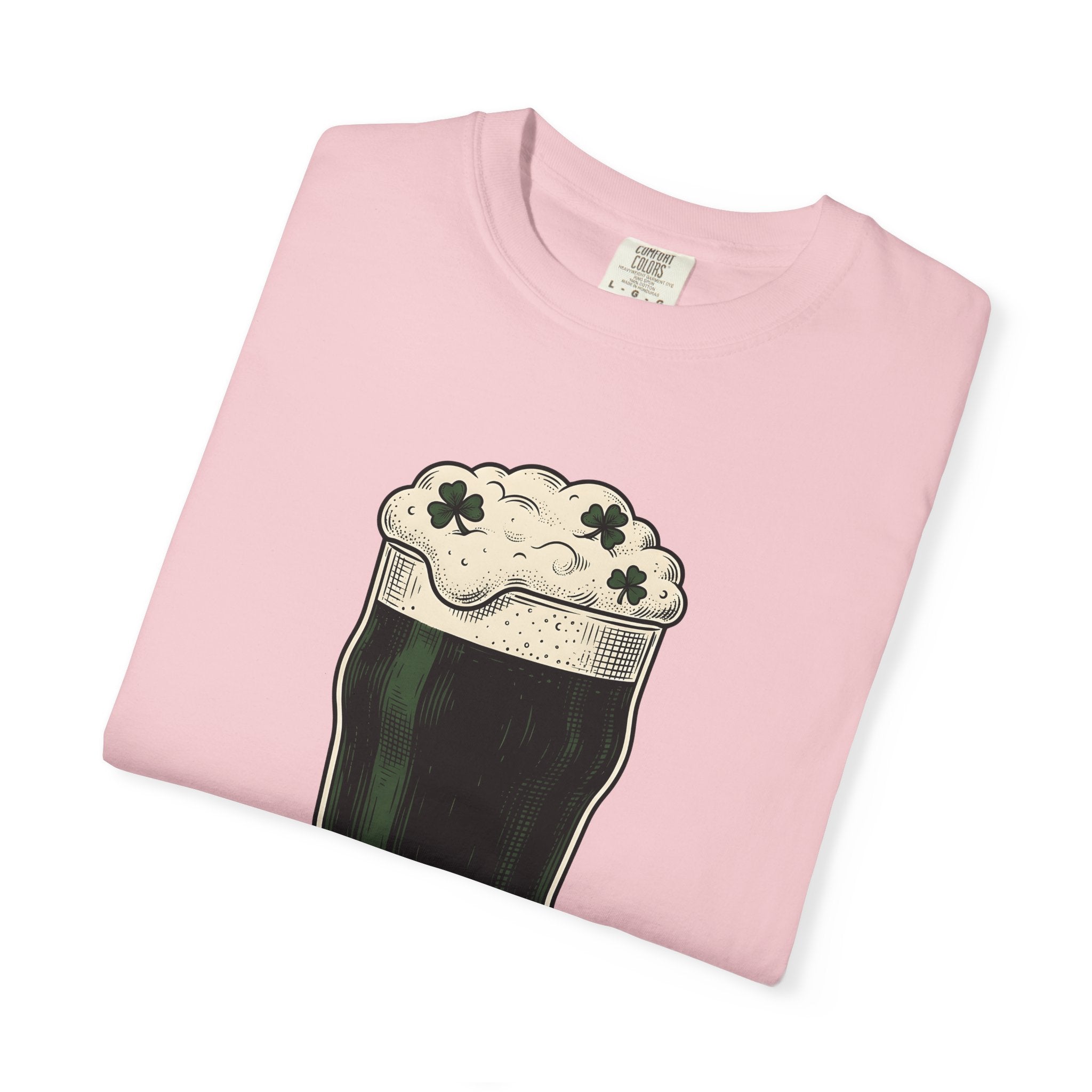 Beer Stein Shirt St Patrick's Day Brew Gift Women Antique Tee Mug T-Shirt Irish Fan Vintage Tshirt Brewery Graphic Cartoon Lucky Clover