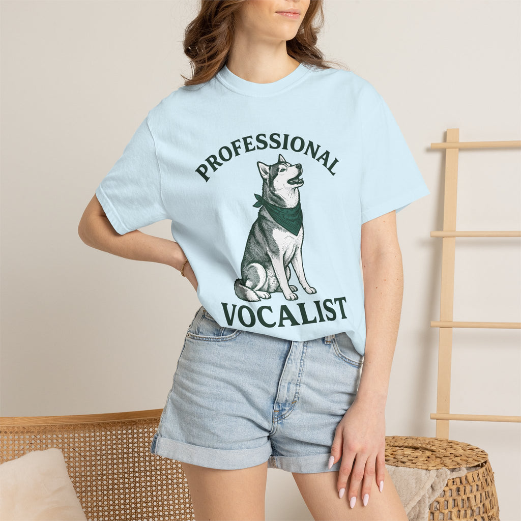 Husky Puppy Shirt Dog Animal Gift Women Retro Tee Siberian Husky T-Shirt Dog Fan Canine Graphic Tshirt Sketch Scarf Tshirt