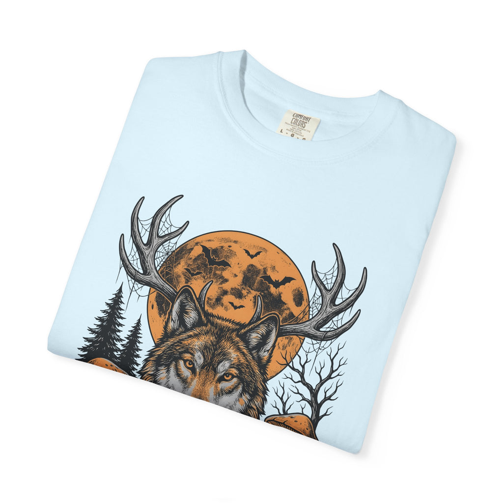 Wolf Moon Shirt Animals Nature Gift Women Gothic Tee Lunar T-Shirt Wildlife Fan Dark Tshirt Environment Graphic Vintage Mushrooms Tshirt