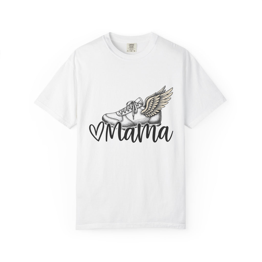 Winged Sneaker Shirt Moms Fitness Gift Women Hand Drawn Tee Sneakers T-Shirt Mother Enthusiast Illustrated Graphic Athlete Design Vintage