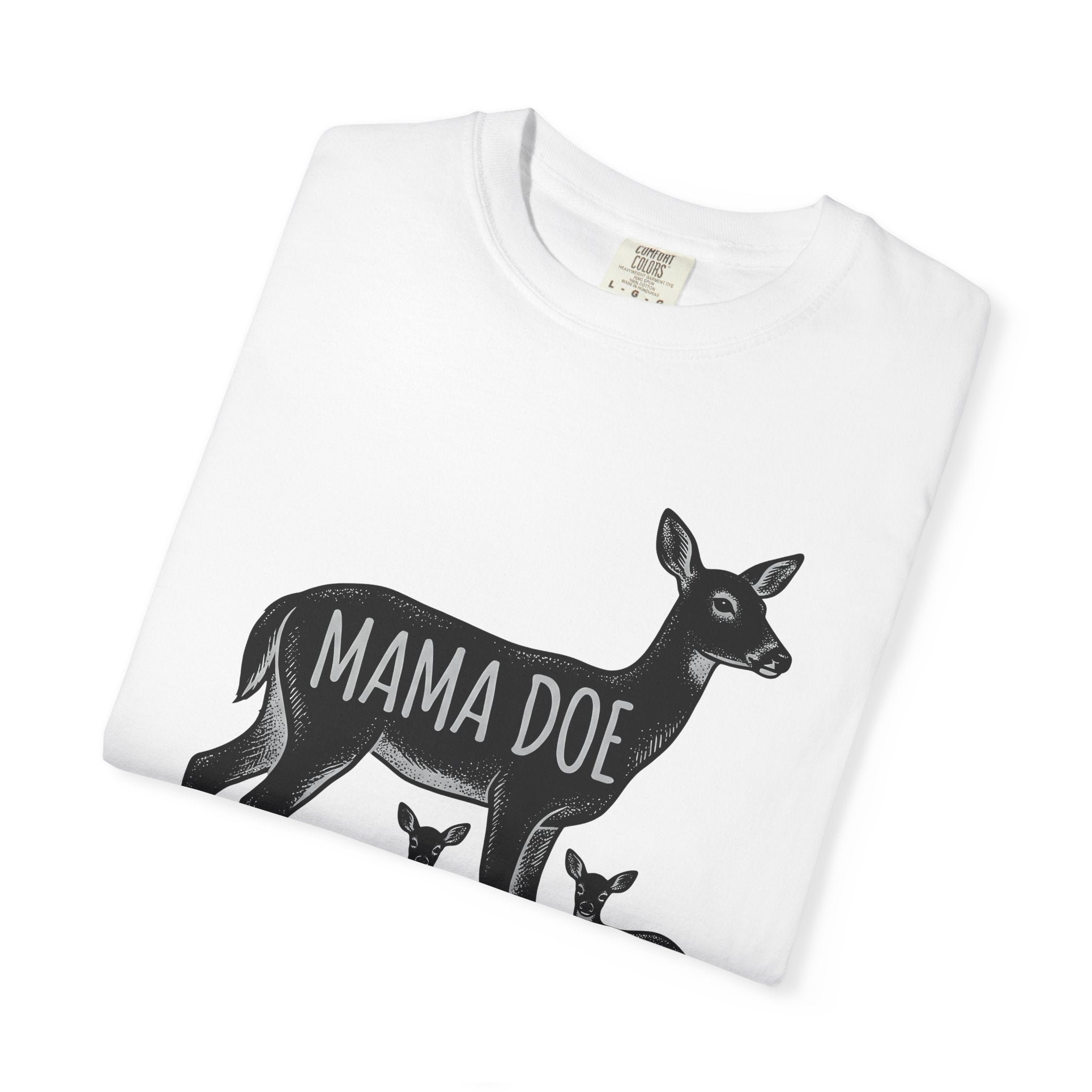 Doe Family Shirt Moms Wildlife Gift Women Retro Tee Deer Family T-Shirt Motherhood Fan Vintage Tshirt Wildlife Graphic Sketch Baby Deer