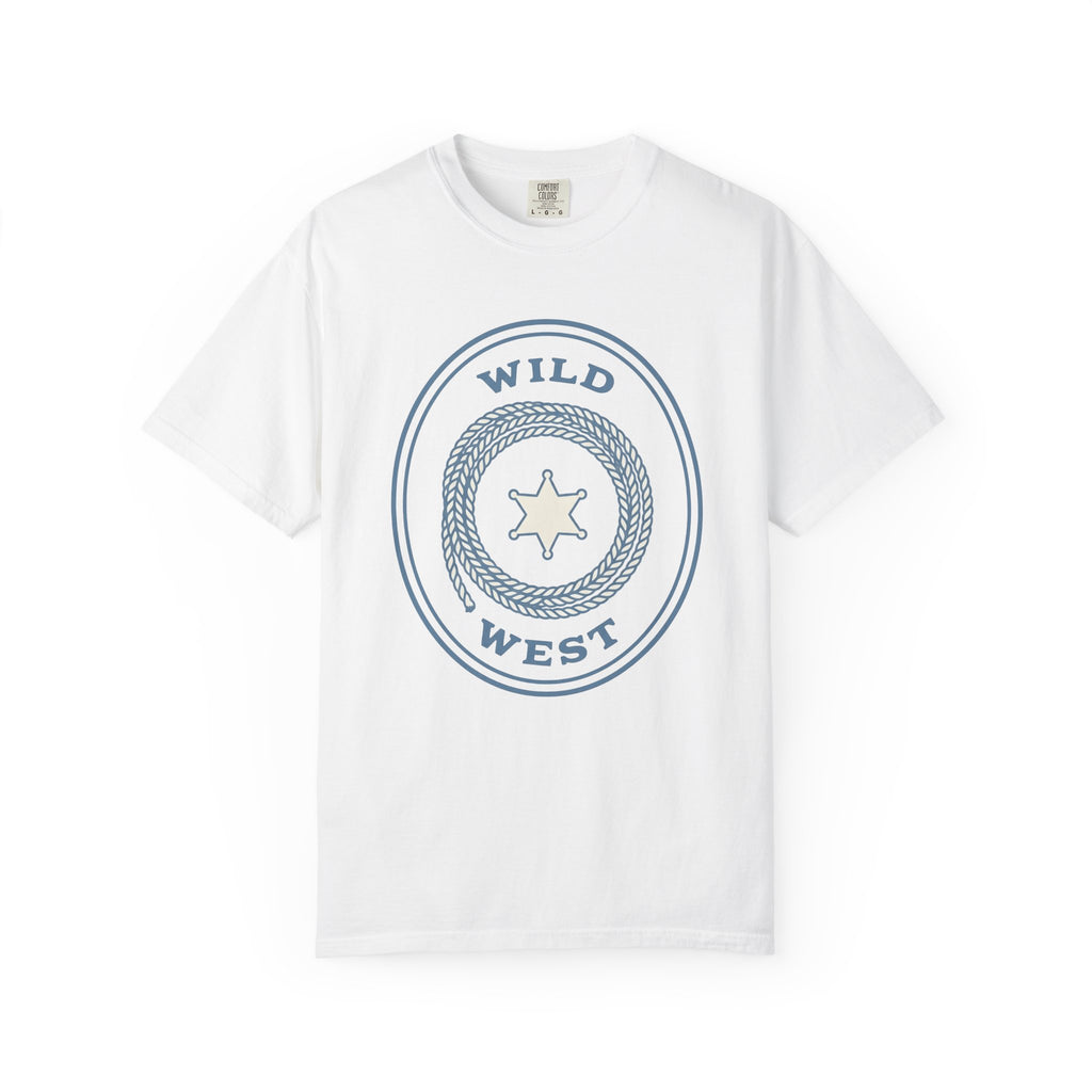 Rope Badge Shirt Cowgirl Country Gift Women Rustic Tee Emblem T-Shirt Cowboy Fan Vintage Tshirt Rural Graphic Sketch Star Badge Tshirt