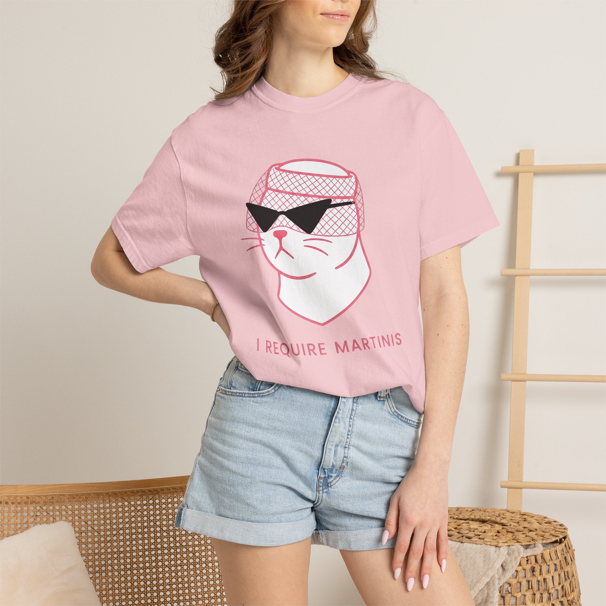 Cat Shades Shirt Cat Funny Gift Women Simple Tee Sunglasses T-Shirt Feline Fan Cool Tshirt Humor Graphic Vintage Scarf Tshirt