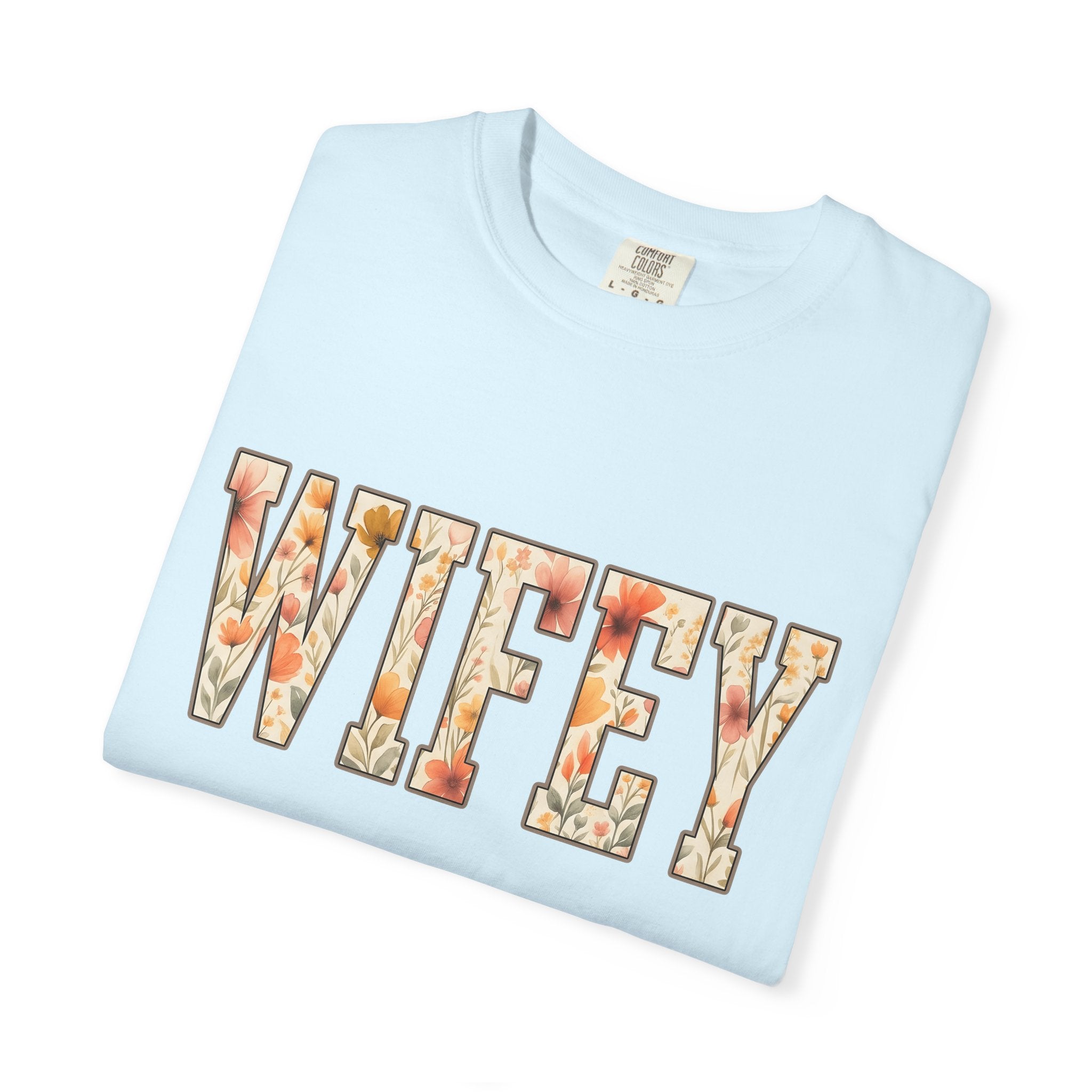 Floral Lettering Shirt Floral Nuptials Gift Women Flower Drawing Tee Typography T-Shirt Florist Fan Illustration Tshirt Wedding Graphic