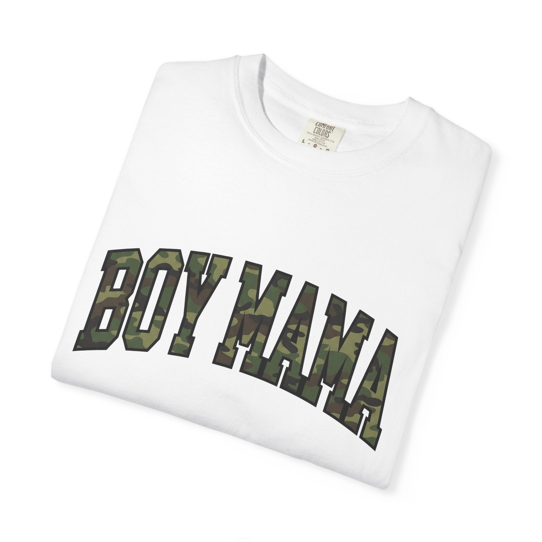 Camo Varsity Font Shirt Moms Kin Gift Women Thick Tee Varsity T-Shirt Motherhood Fan Bold Tshirt Family Graphic Nostalgic Camo Design Tshirt