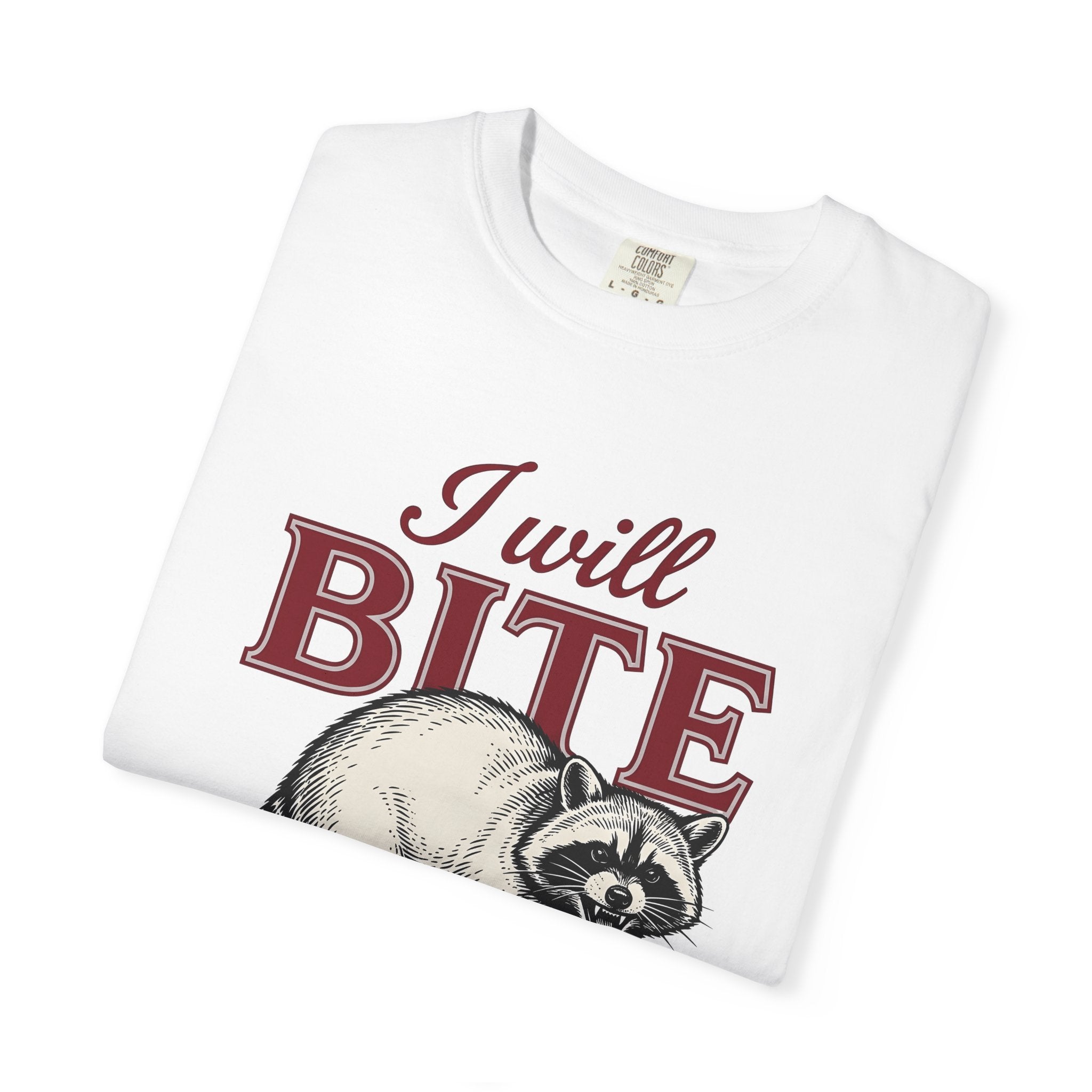 Raccoon Art Shirt Funny Nature Gift Women Sketch Tee Raccoon T-Shirt Humor Fan Drawing Graphic Outline Creature Tshirt
