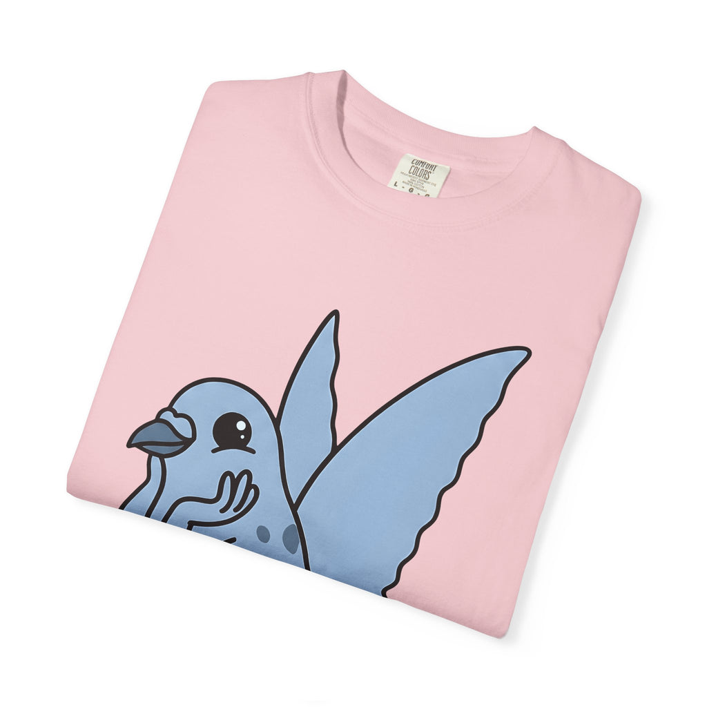 Fairy Bird Shirt Cute Fantasy Gift Women Kawaii Tee Sprite T-Shirt Adorable Fan Cartoon Tshirt Mythical Graphic Minimal Wings Tshirt