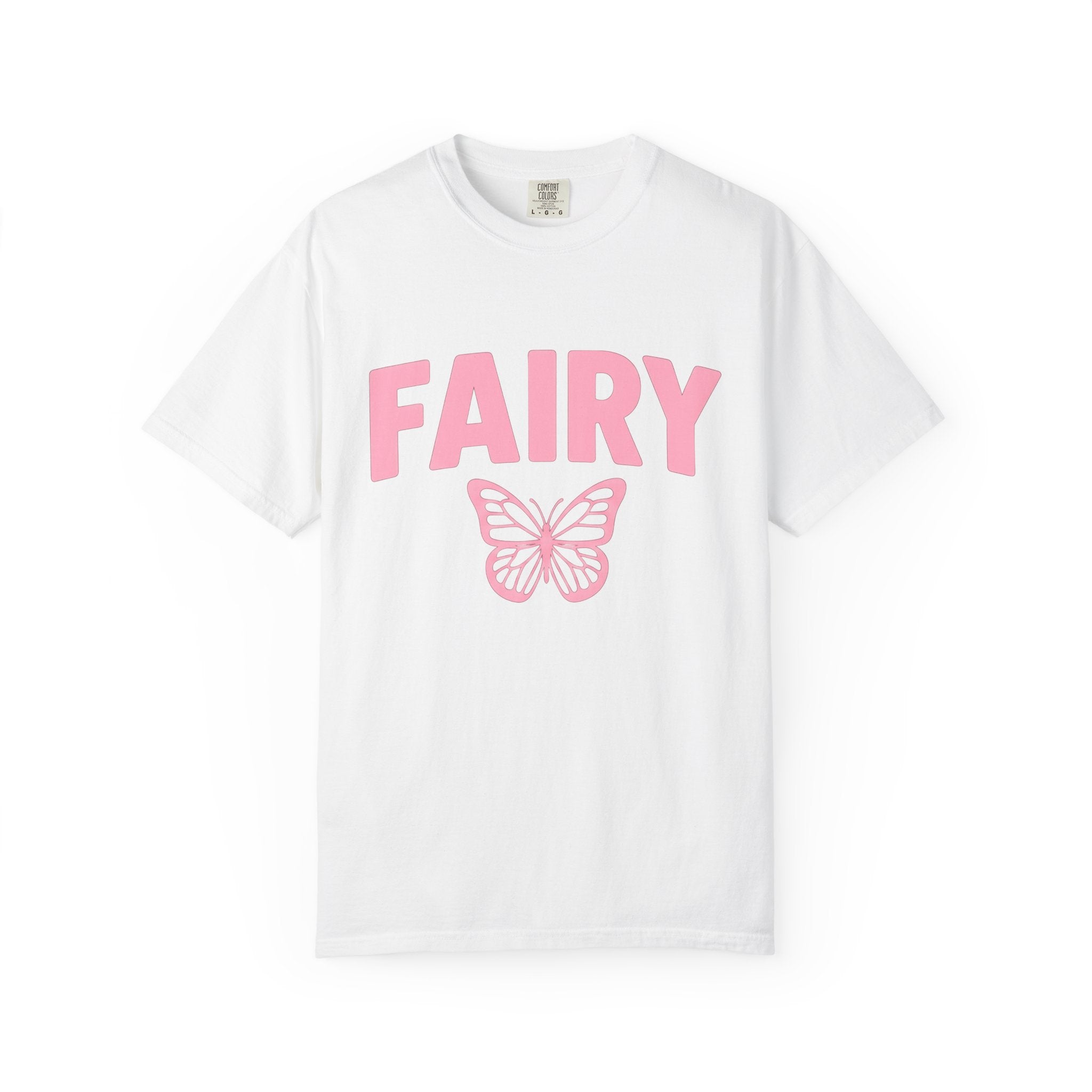 Butterfly Art Shirt Fairy Style Gift Women Adorable Tee Butterfly T-Shirt Fairy Fan Cute Tshirt Fashion Graphic Clean Light Tones Tshirt