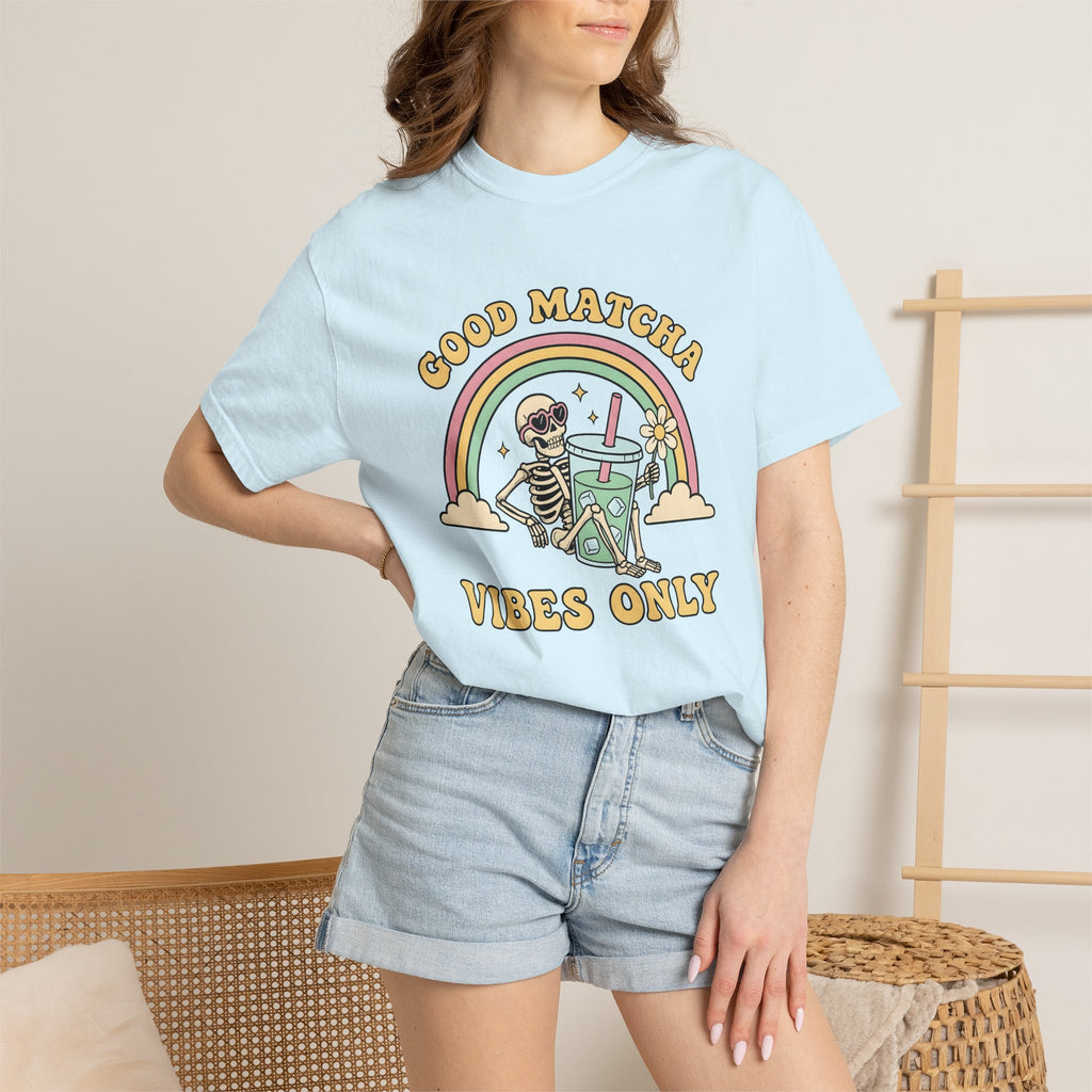 Skull Matcha Latte Shirt Coffee Cartoon Gift Women Anime Tee Matcha Latte T-Shirt Coffee Fan Manga Tshirt Cartoon Graphic Classic Spectrum