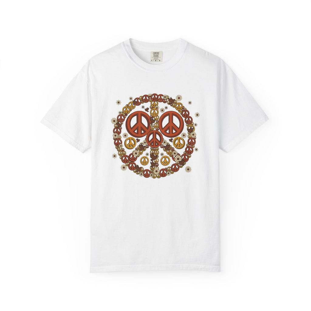 Peace Gesture Shirt Peace Activism Gift Women Folk Tee Hand Sign T-Shirt Pacifist Fan Peaceful Tshirt Activist Graphic Classic Dove Bird