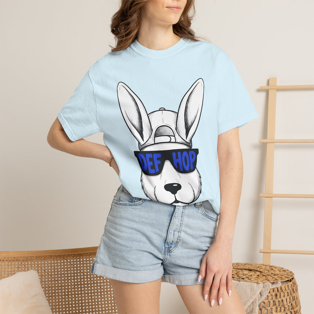 Rabbit Shades Shirt Easter Joke Gift Women Line Art Tee Bunny T-Shirt Easter Fan Hare Tshirt Pun Graphic Cartoon Ball Cap Tshirt