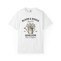 Floral Watering Can Shirt Easter Agriculture Gift Women Classic Tee Watering Can T-Shirt Spring Fan Vintage Tshirt Farming Graphic Line Art