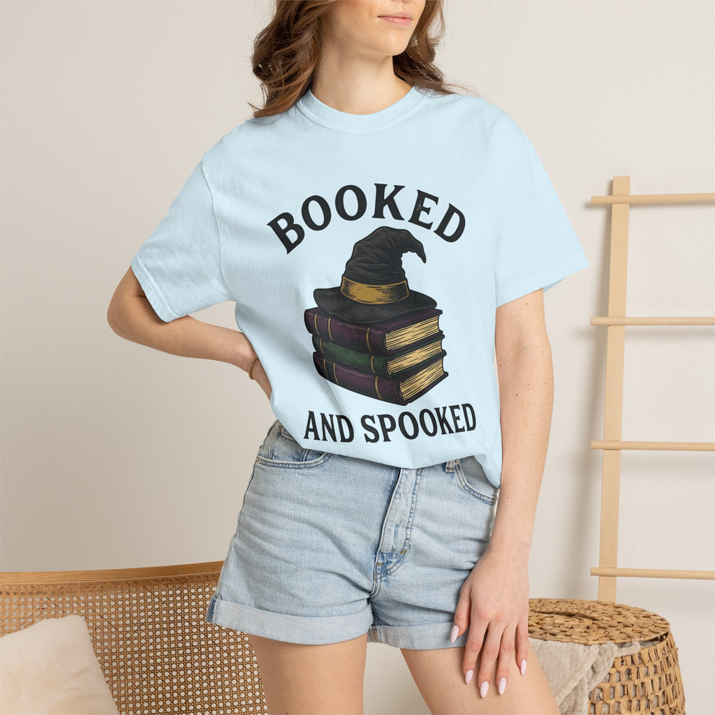 Witch Hat Tomes Shirt Halloween Texts Gift Women Classic Tee Spellbook T-Shirt Horror Fan Grimoire Tshirt Literature Graphic Cartoon