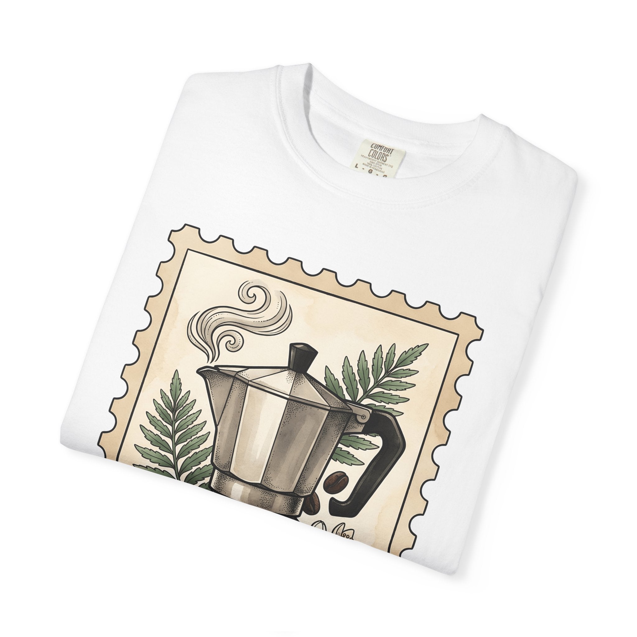 Coffee Brewer Shirt Coffee Cuisine Gift Women Sketch Tee Coffee Maker T-Shirt Coffee Fan Coffee Art Tshirt Food Graphic Garden Roasted