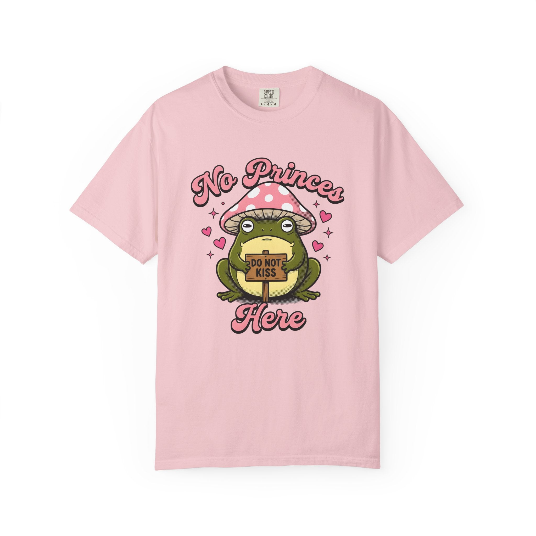 Amphibian Mushroom Shirt Valentines Day Pets Gift Women Line Art Tee Toadstool T-Shirt Valentine Fan Fungus Tshirt Animal Graphic Old School