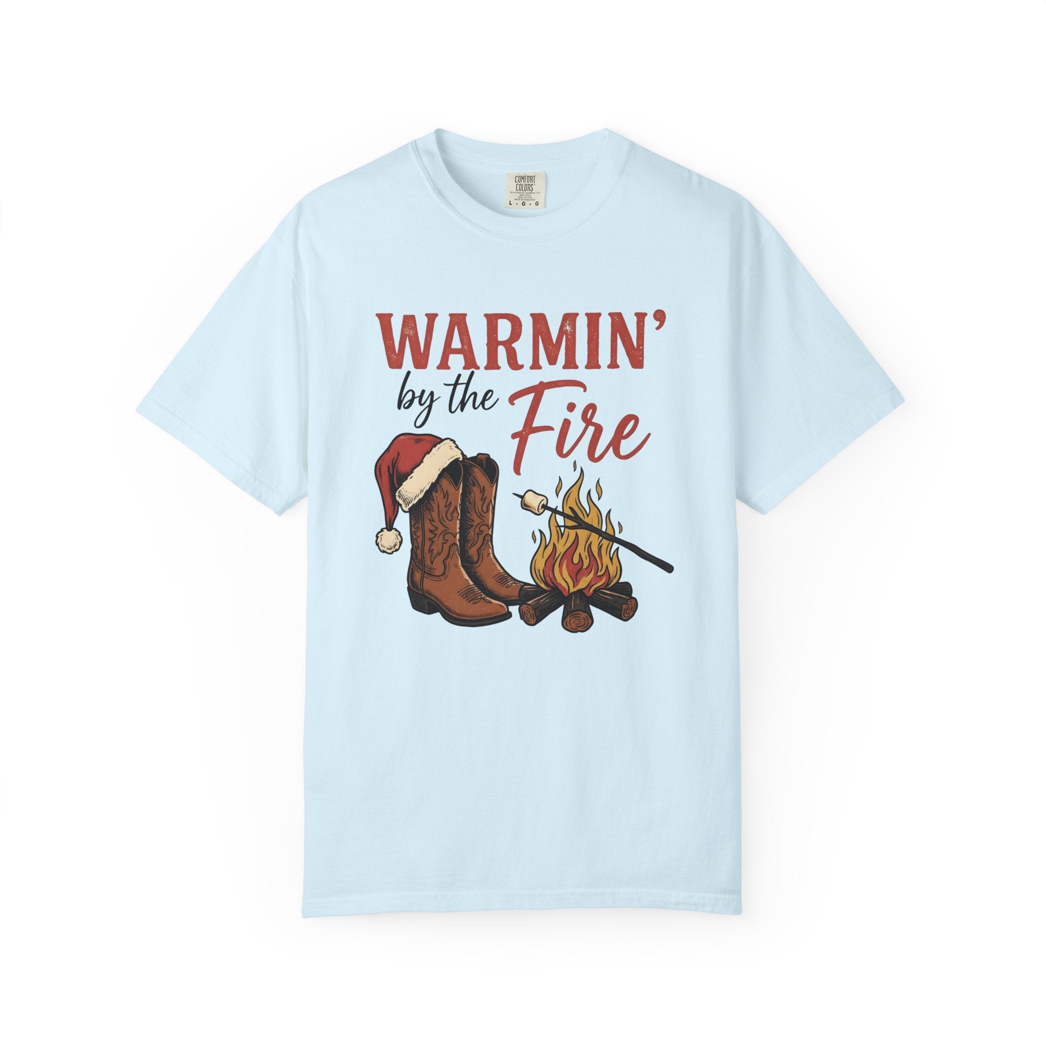 Cowgirl Boots Shirt Christmas Ranch Gift Women Antique Tee Boots T-Shirt Christmas Fan Vintage Tshirt Farm Graphic Line Art Bonfire Tshirt