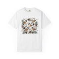 Chickadee Bird Shirt Animals & Flowers Outdoors Gift Women Herbaceous Tee Titmouse T-Shirt Wildlife Enthusiast Botanical Tshirt Nature